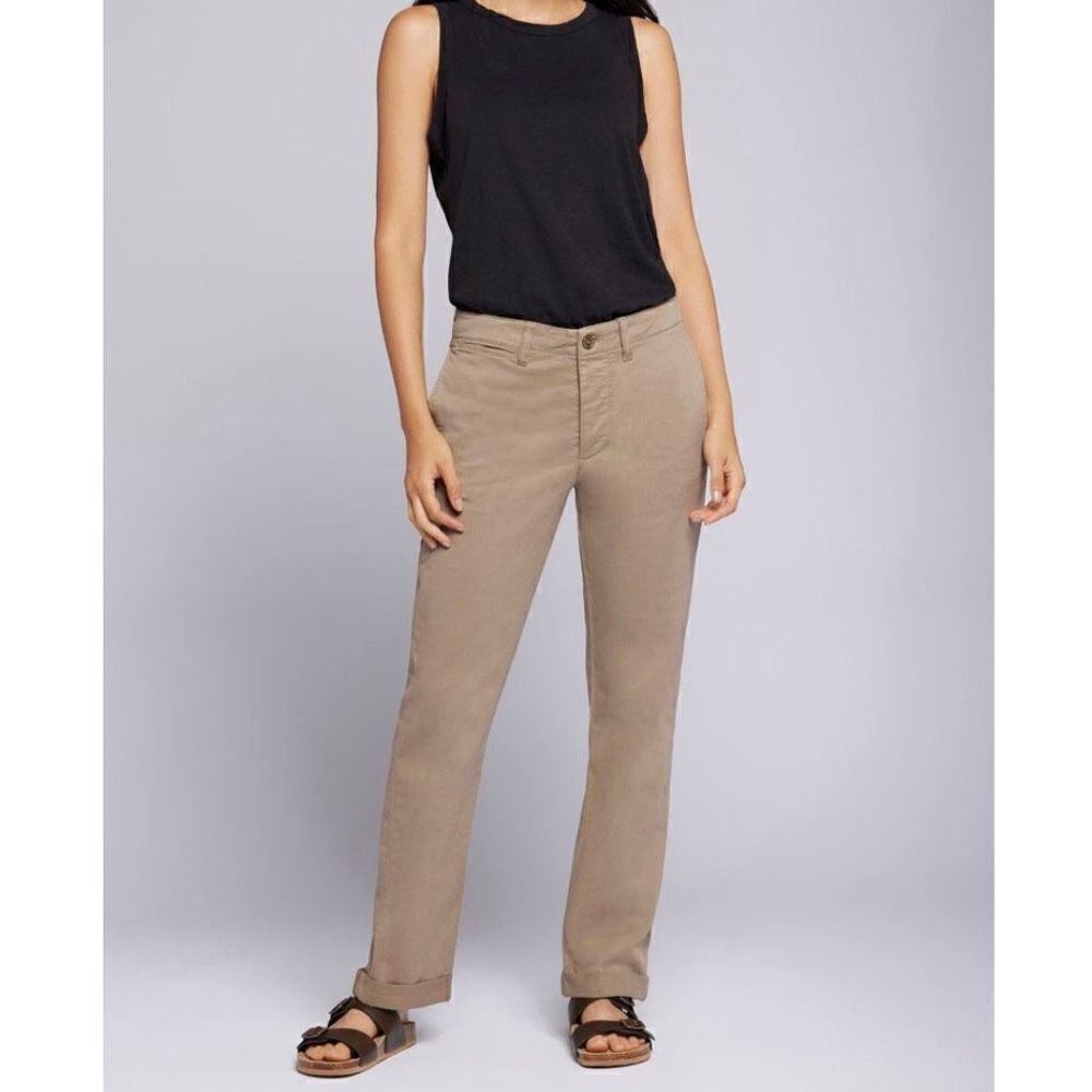Current Elliott‎ Tan The Classic Straight Leg Denim Jeans - Women’s 0